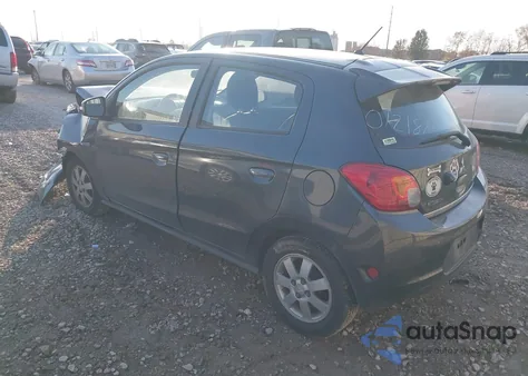 2015 Mitsubishi Mirage Es/Rf from USA, damaged, VIN ML32A4HJ2FH012187